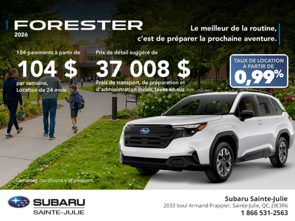 Subaru Forester 2026