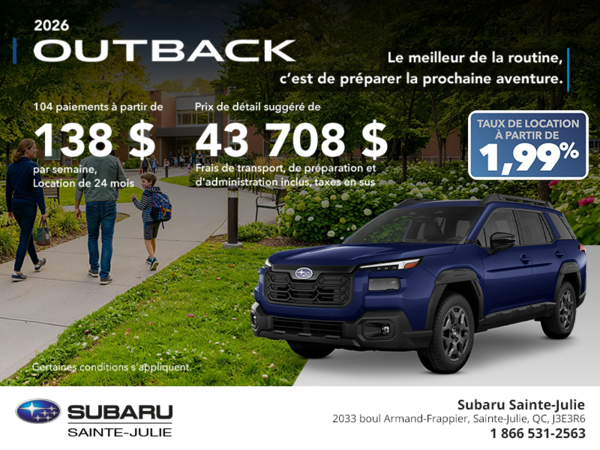 Subaru Outback 2026
