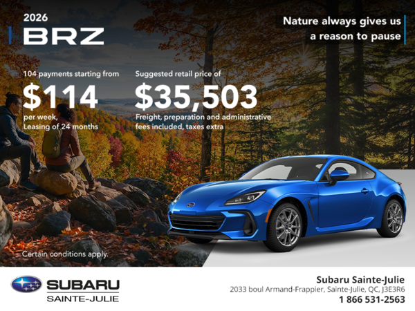 2026 Subaru BRZ