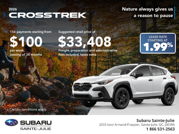 2026 Subaru Crosstrek