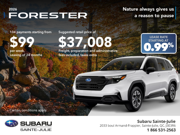 2026 Subaru Forester