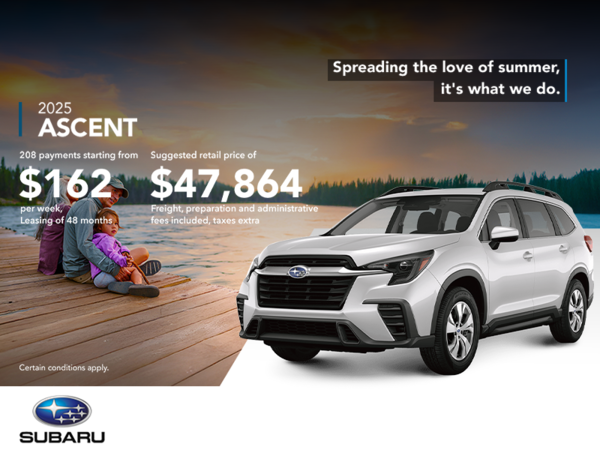 Get the 2025 Ascent today!