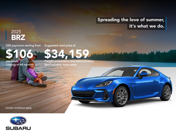 Get the 2025 BRZ today!