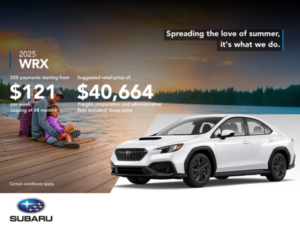Get the 2025 WRX today!