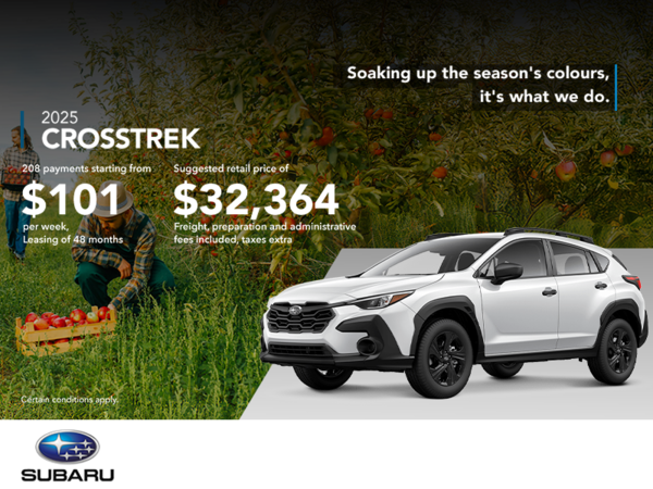Get the 2025 Crosstrek today!