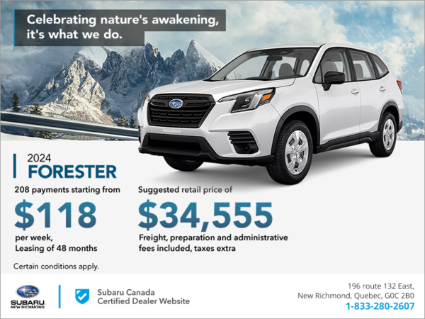 Get the 2024 Forester!