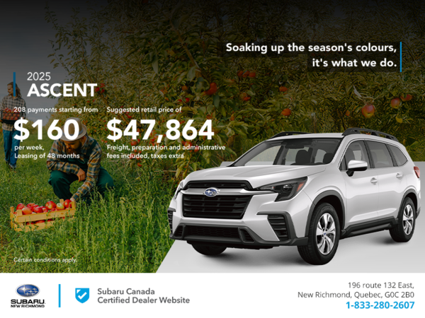 Get the 2025 Ascent today!