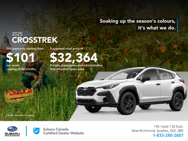 Get the 2025 Crosstrek today!