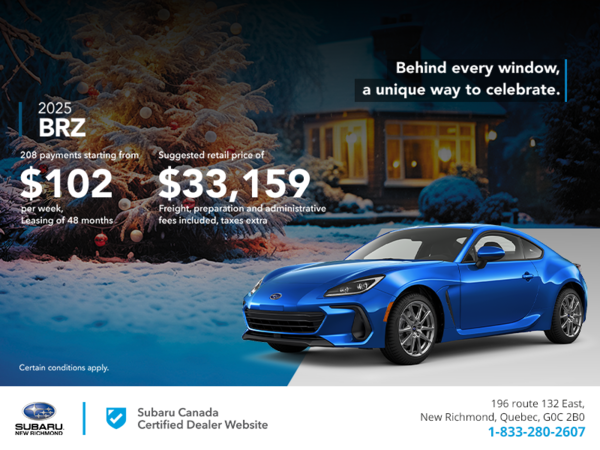 Get the 2025 BRZ today!