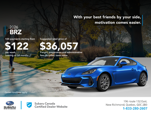 Get the 2026 BRZ today!