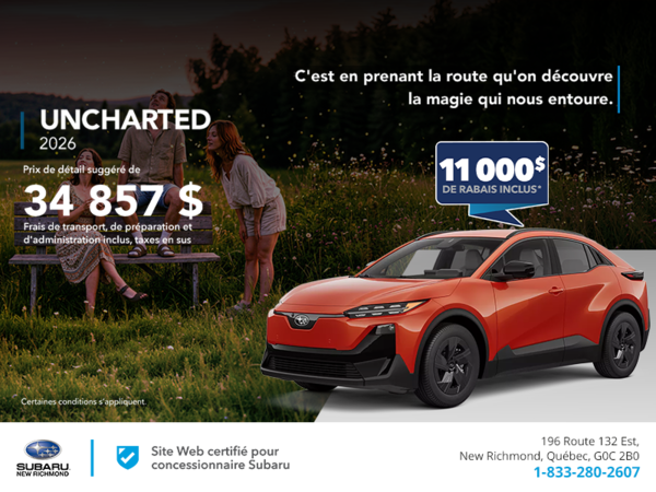 Procurez-vous le Uncharted 2026!