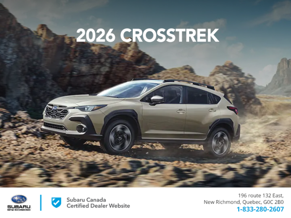 Get the 2026 Crosstrek today!