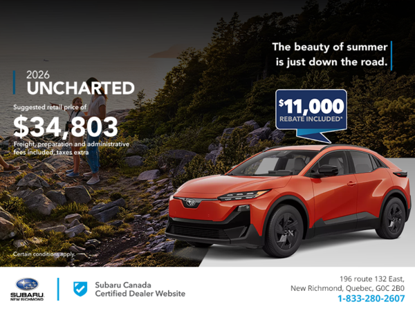 Get the 2026 Uncharted today!