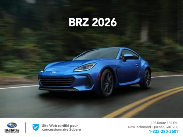 Procurez-vous la BRZ 2026!