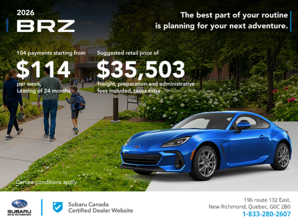 2026 Subaru BRZ