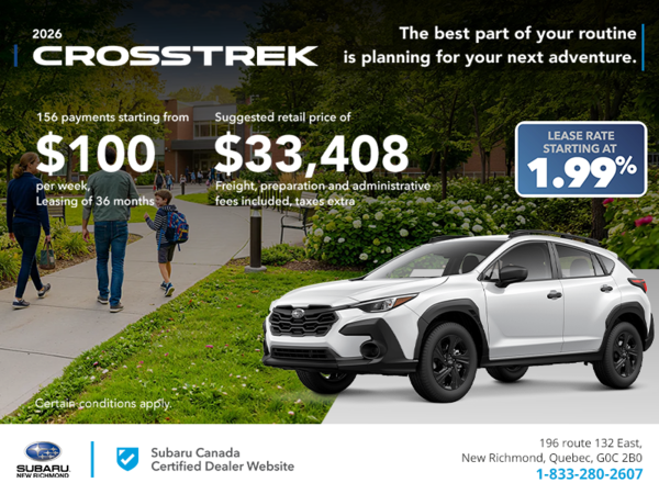 2026 Subaru Crosstrek
