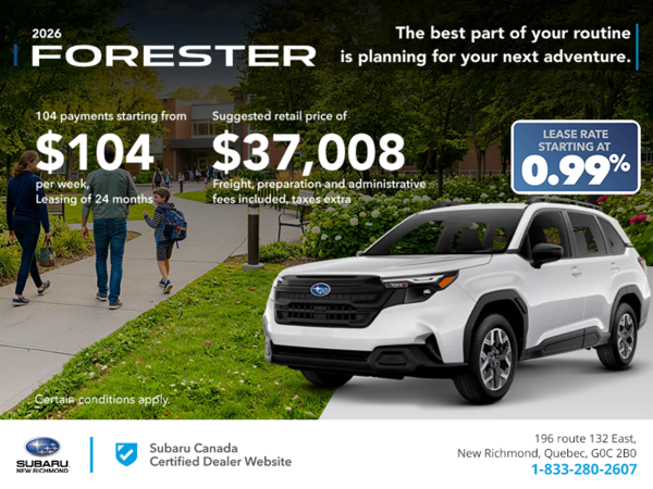 2026 Subaru Forester