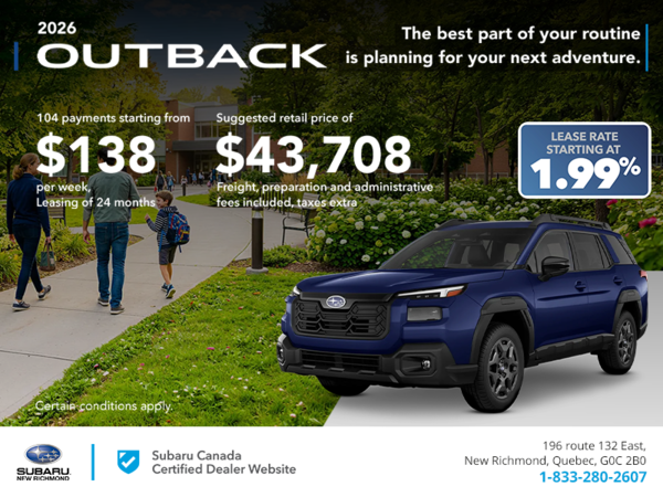 2026 Subaru Outback