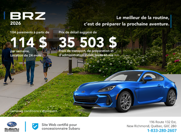 Subaru BRZ 2026