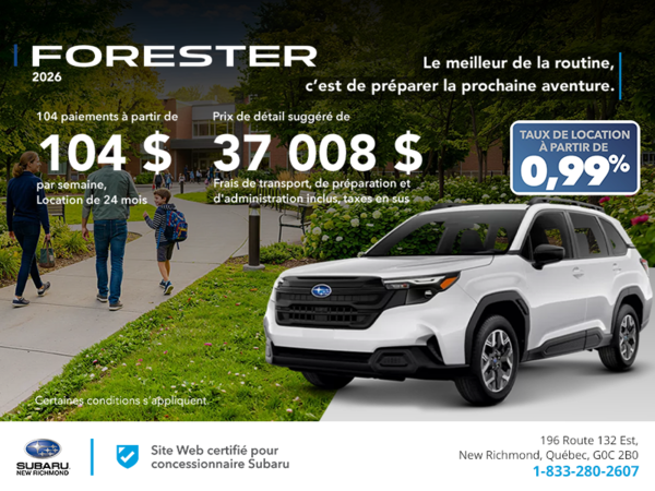 Subaru Forester 2026