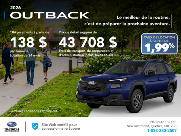 Subaru Outback 2026