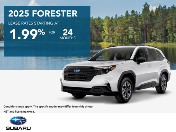 Get the 2025 Subaru Forester Today!