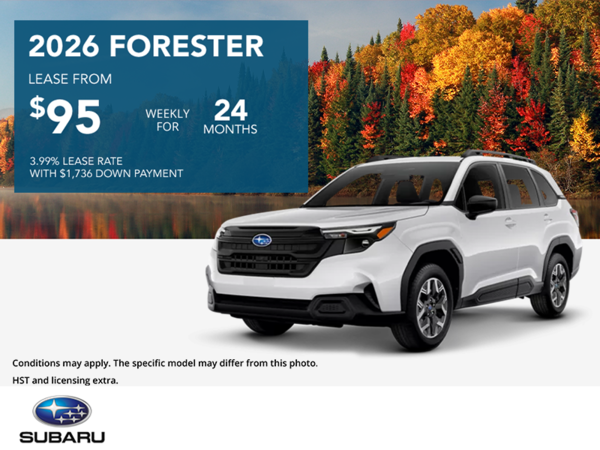 Get the 2026 Subaru Forester Today!