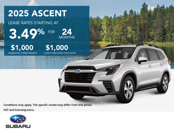 Get the 2025 Subaru Ascent Today!