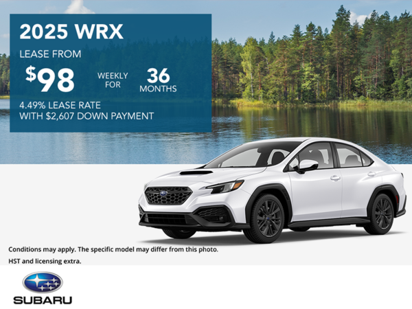 Get the 2025 Subaru WRX Today!