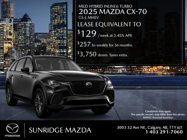 Get the 2025 Mazda CX-70 MHEV