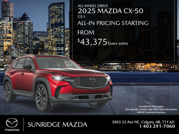 Get the 2025 Mazda CX-50