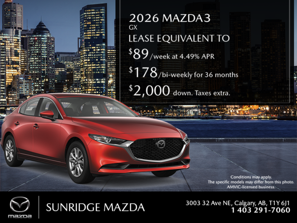 Get the 2026 Mazda3