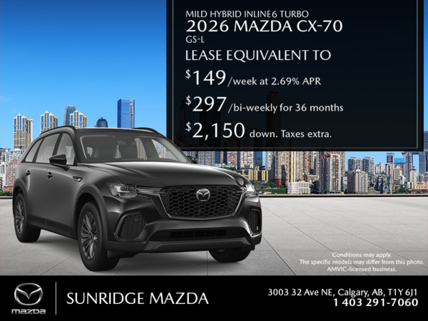 Get the 2026 Mazda CX-70 Mild Hybrid