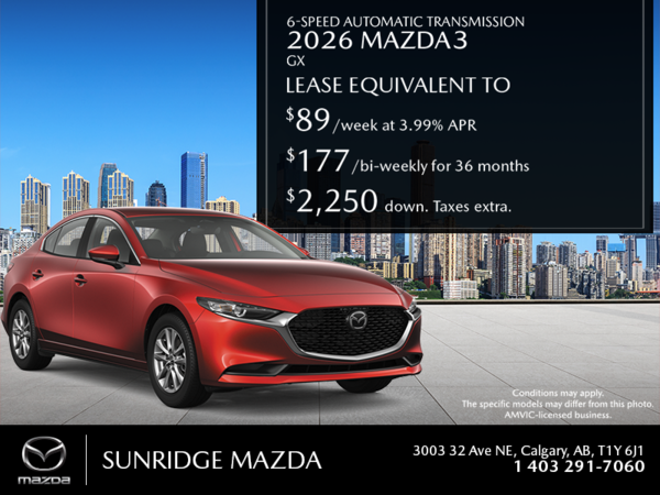 Get the 2026 Mazda3