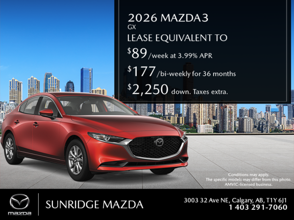 Get the 2026 Mazda3