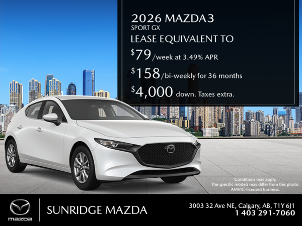 2026 Mazda3 Sport