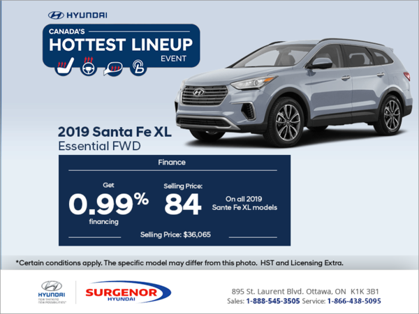 Get the 2019 Santa Fe XL