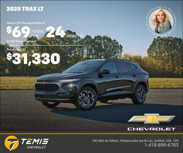 Get the 2025 Chevrolet Trax LT