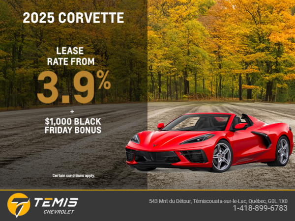 Get the 2025 Chevrolet Corvette