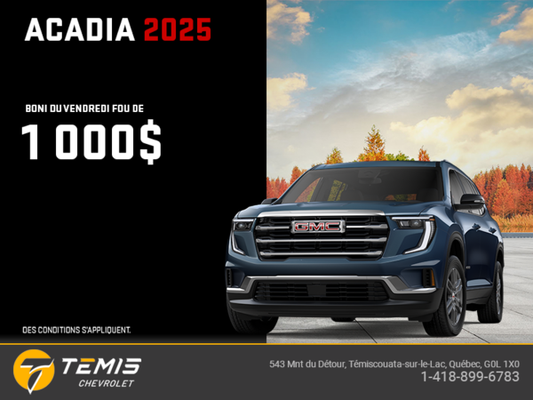 Le GMC Acadia 2025