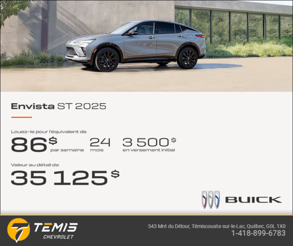 Procurez-vous la Buick Envista 2025