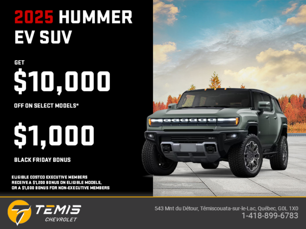 The 2025 GMC Hummer EV SUV
