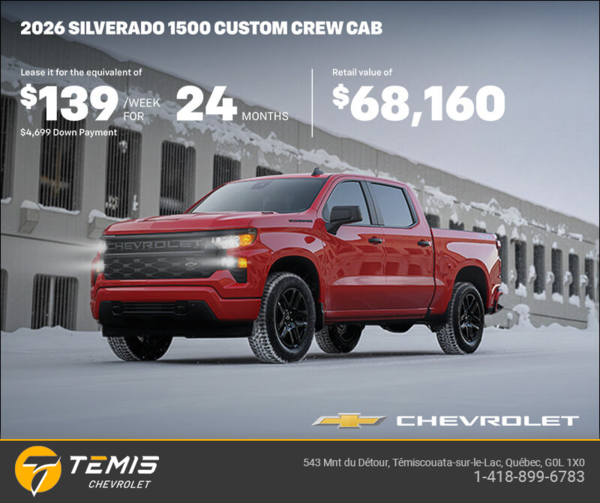 Get the 2026 Chevrolet Silverado 1500