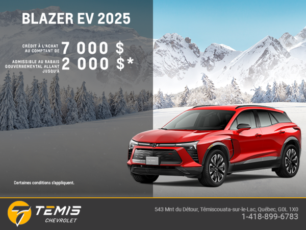Procurez-vous le Chevrolet Blazer EV 2025