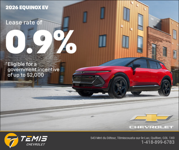 Get the 2026 Chevrolet Equinox EV