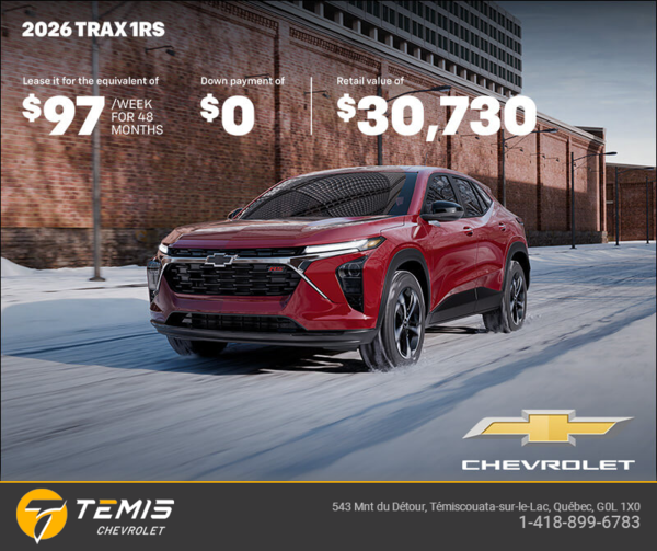 Get the 2026 Chevrolet Trax