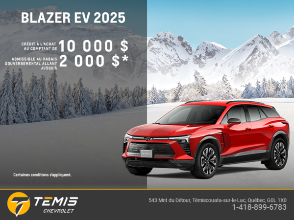 Procurez-vous le Chevrolet Blazer EV 2025