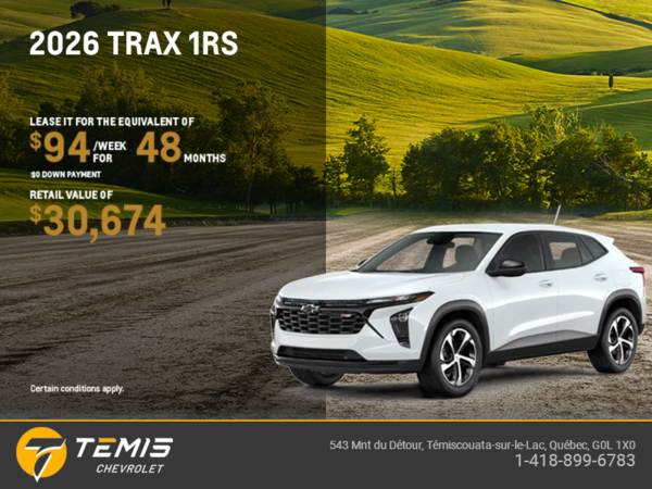 Get the 2026 Chevrolet Trax