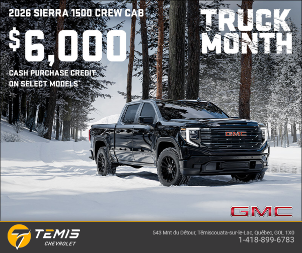 The 2026 GMC Sierra 1500 Crew Cab