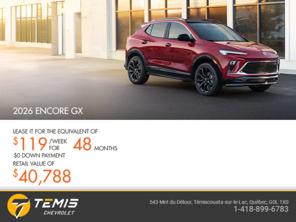 Get the 2026 Buick Encore GX